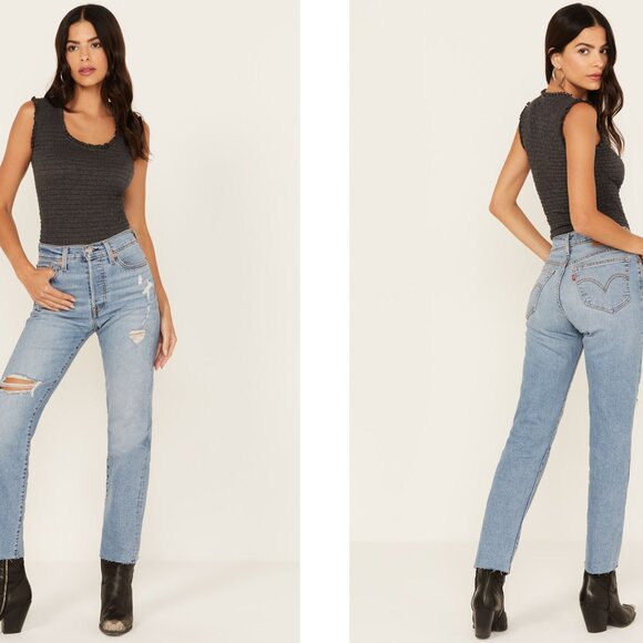 Levi's Denim - LEVI'S wedgie straight jeans (sz28)
